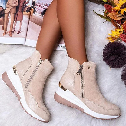 Damen Orthopädische Knöchelstiefel Bequem