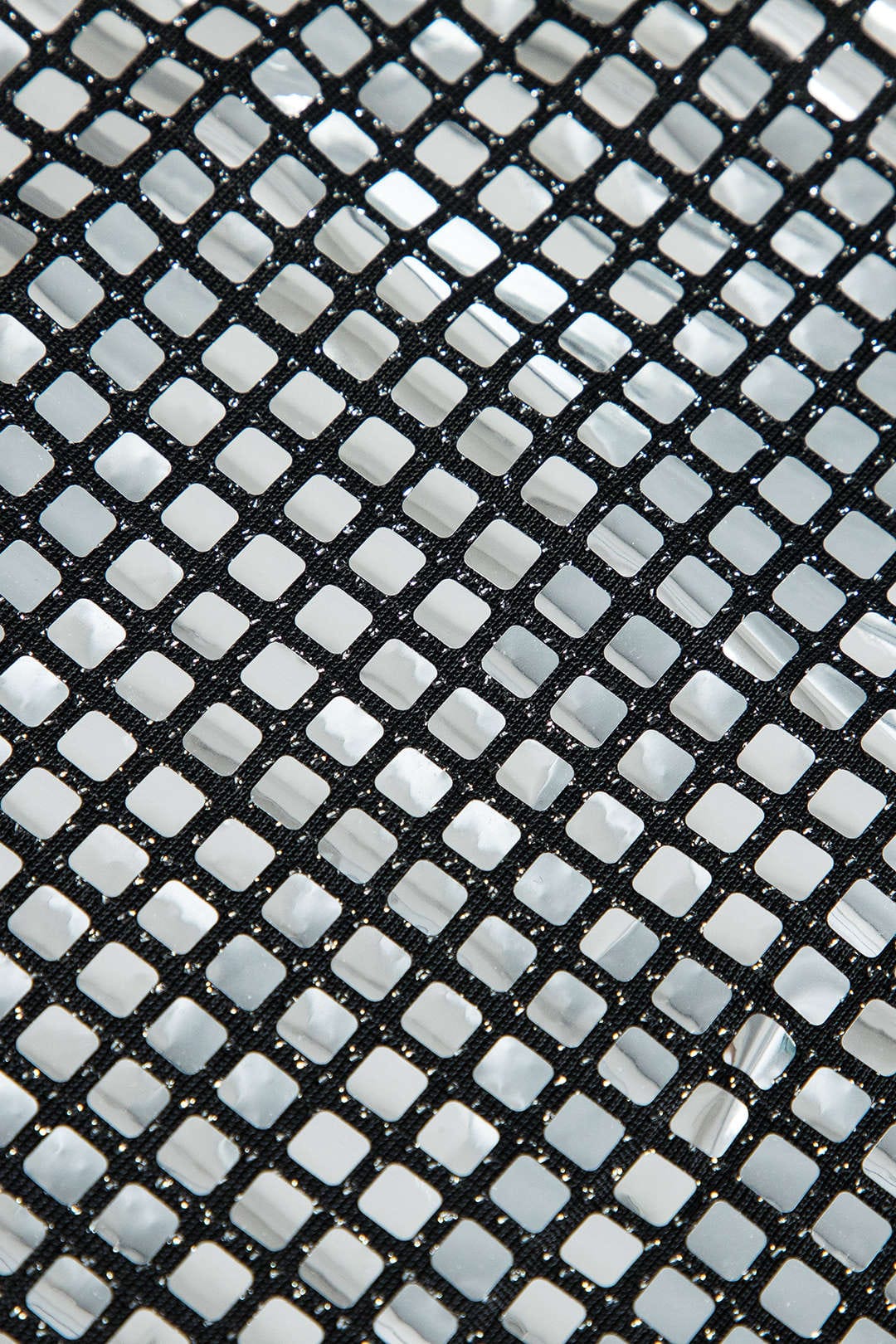 Damen Minirock Glitzer Netz-Design Kurzrock