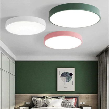 Runde LED Deckenleuchte Skandinavisch Modern