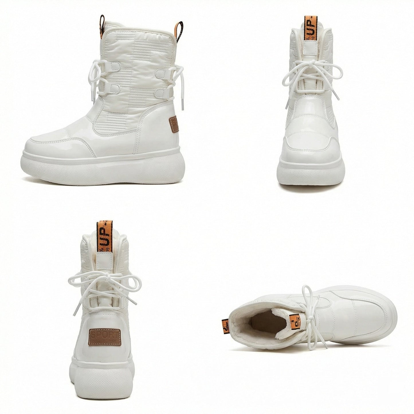 Damen Winterstiefel Wasserdicht Schneestiefel