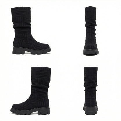 Damen Winterstiefel Warm Isoliert Heidi Style