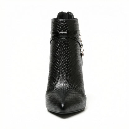 Damen Stiefeletten Spitze