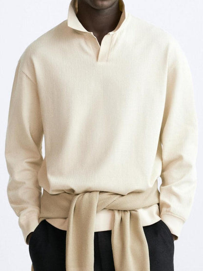 r Pullover mit Polokragen Eleganter Stil