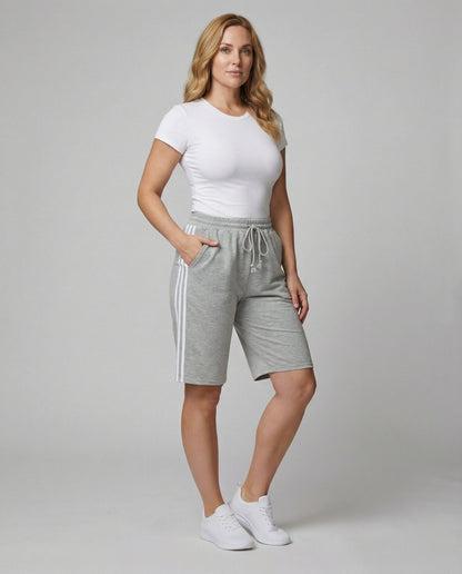 Damen Jogginghose Sportlich Streifen