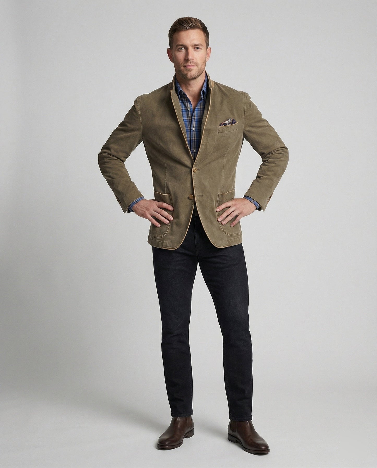 Herren Blazer Cord Modern Slimfit - Norvielle