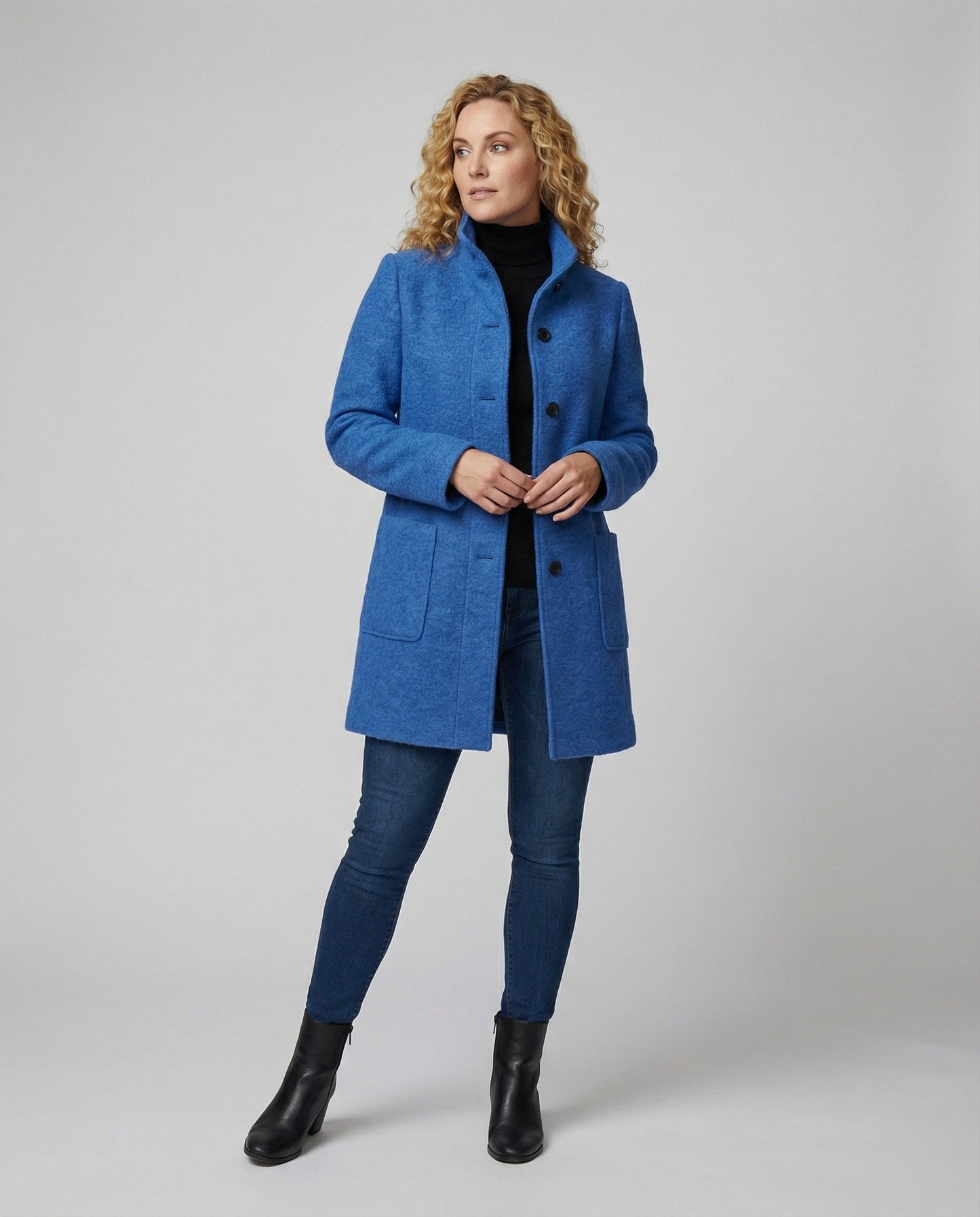 Damen Wolljacke Warm Elegantes Design