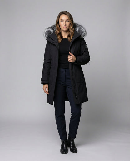 Damen Wintermantel Lang Modern - Norvielle