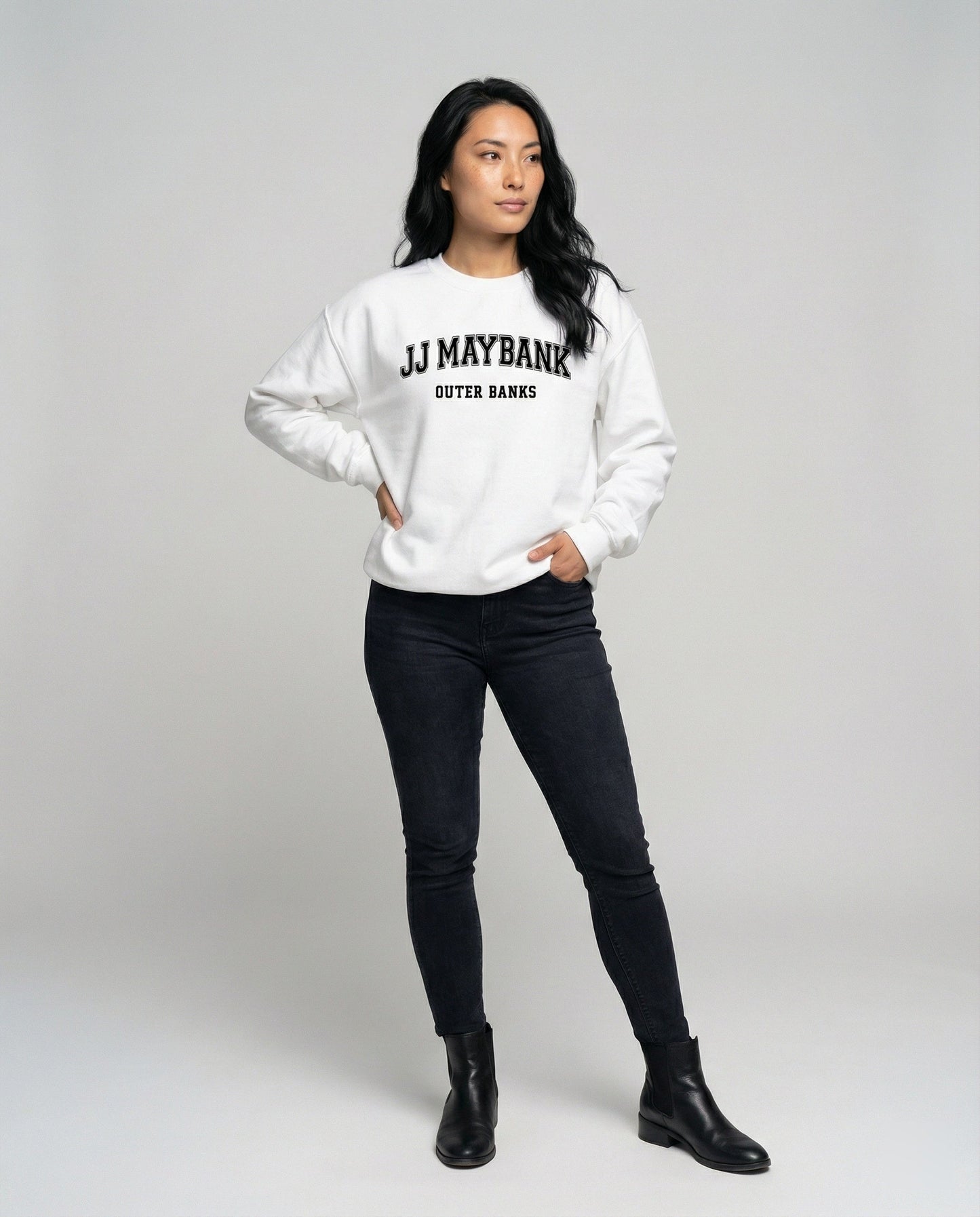 Unisex Pullover Rundhals Modern Groß - Norvielle