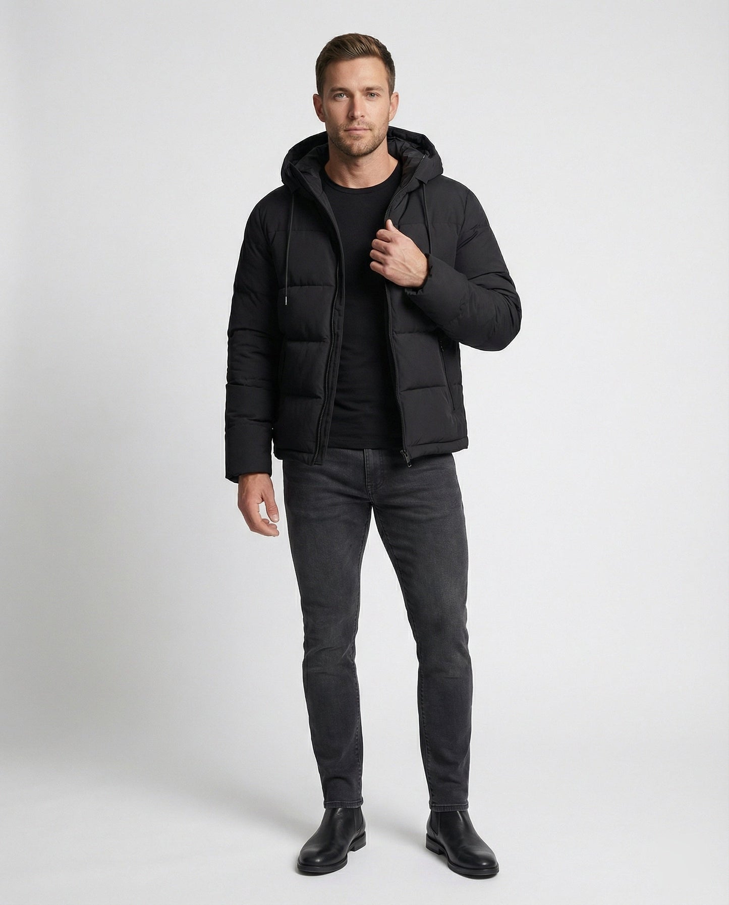 Herren Winterjacke Warme Pufferjacke Isolierung