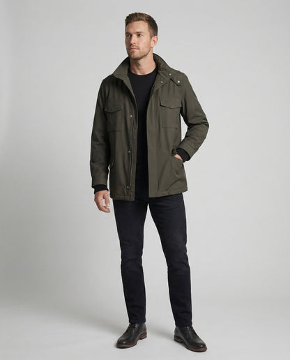 Herren Outdoor-Jacke Warm Wasserdicht Hohlkragen