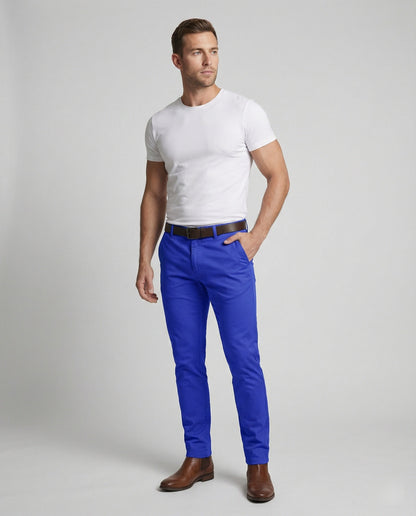 Herren Slim-Fit Freizeithose Elastisch Bequem