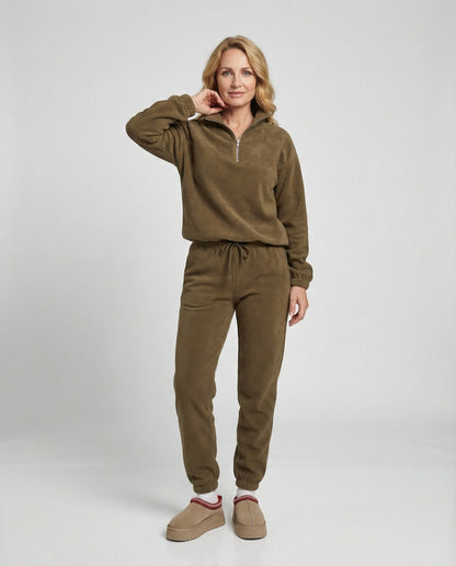 Damen Sportanzug Stehkragen Modern