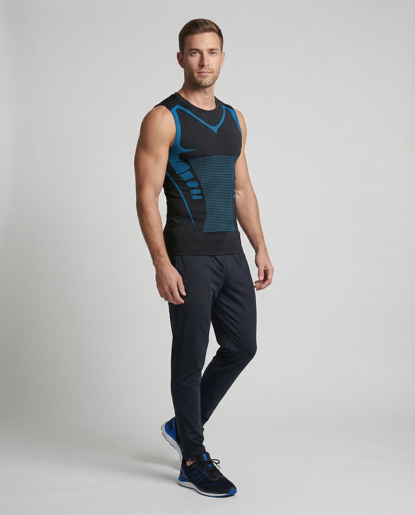 Herren Tanktop Figurformendes Muskelshirt