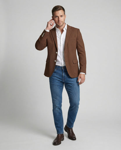 Herren Slim-Fit Blazer Modern Schlank - Norvielle