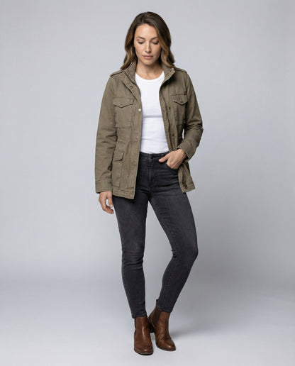 Damen Outdoorjacke Cargo Modern