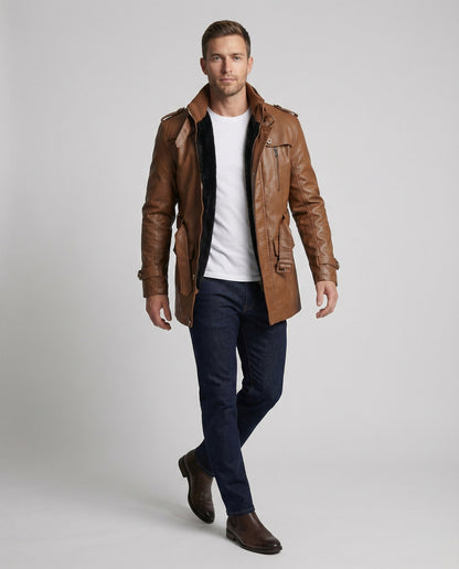 Herren Mantel Moderner Stil Elegantes Design
