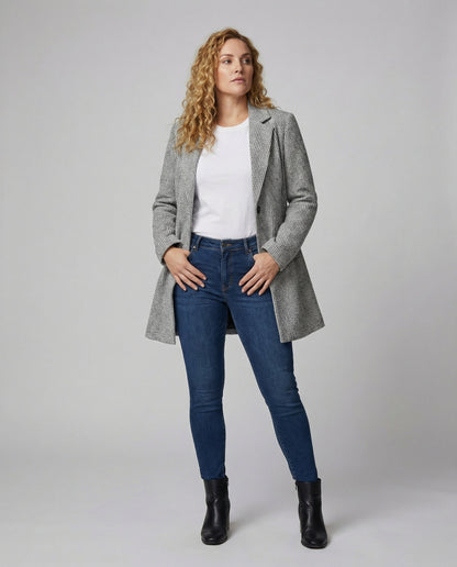 Damen Strickjacke Elegante Langarm - Norvielle