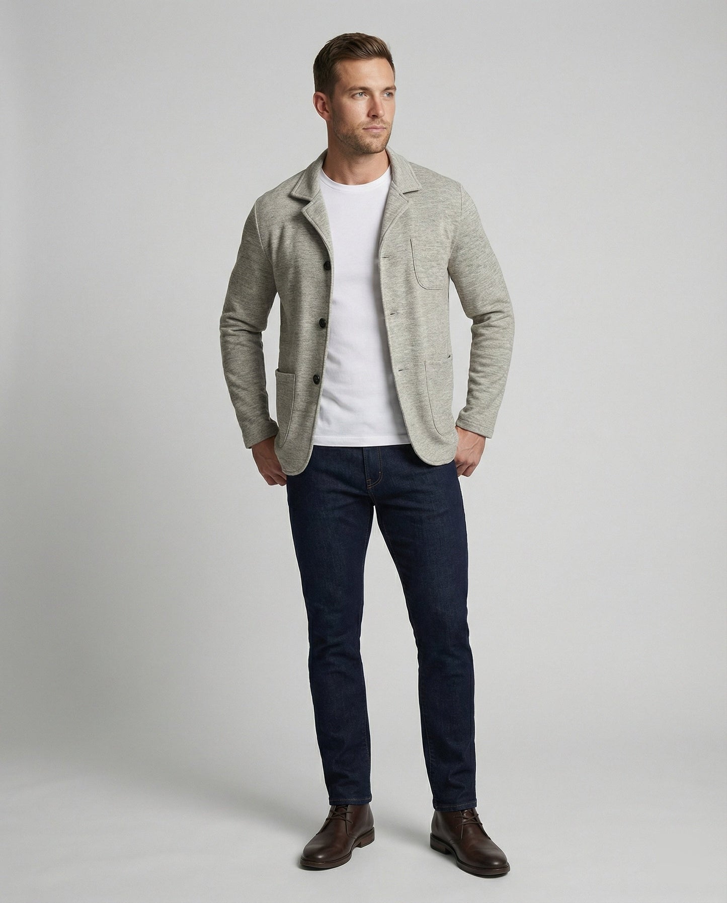 Herren Blazer Maßanfertigung Mit Taschen Elegant
