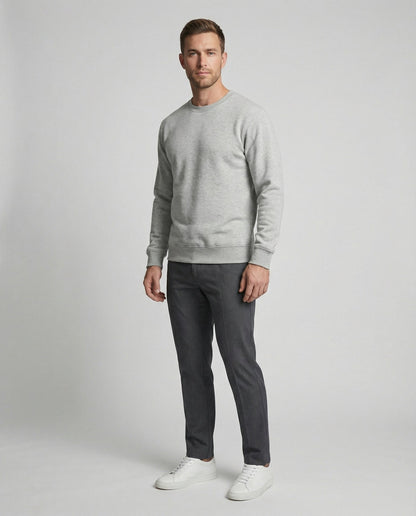 Herren Sweatshirt Rundhals Pullover Modern