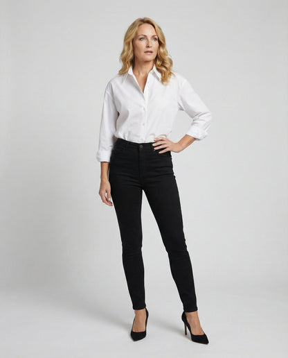 Damen Elegante Bluse aus Baumwolle Chic