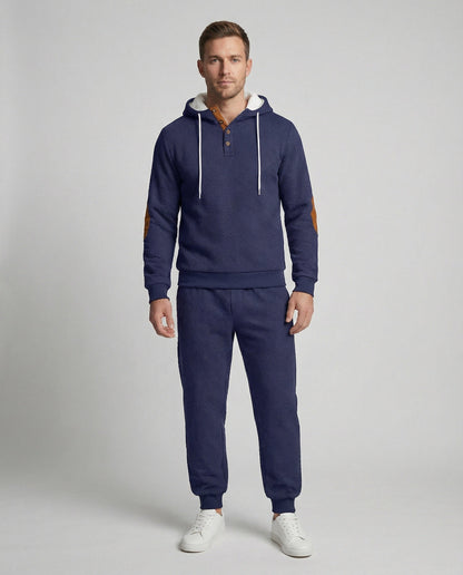 Herren Jogginganzug Hoodie Set Komfort