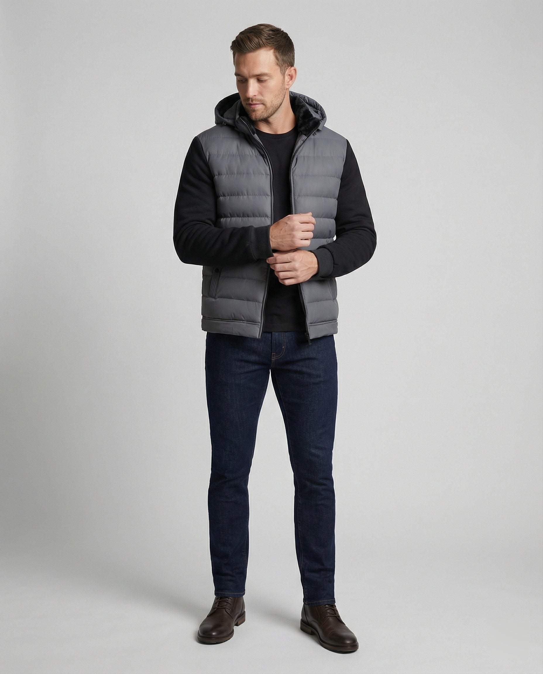 Herren Kapuzenparka Warm Wasserabweisend - Norvielle