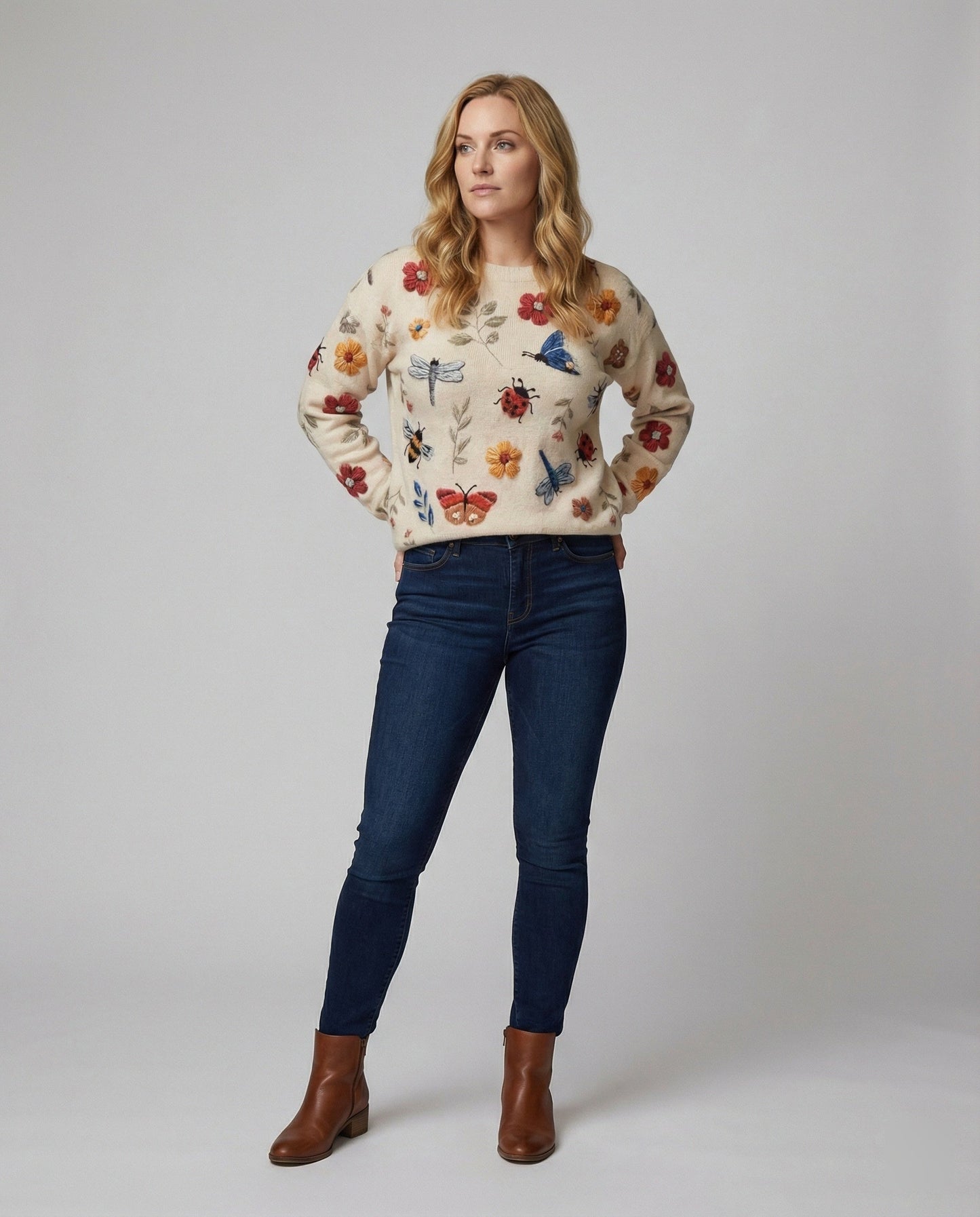 Damen Pullover Großstadt Chic
