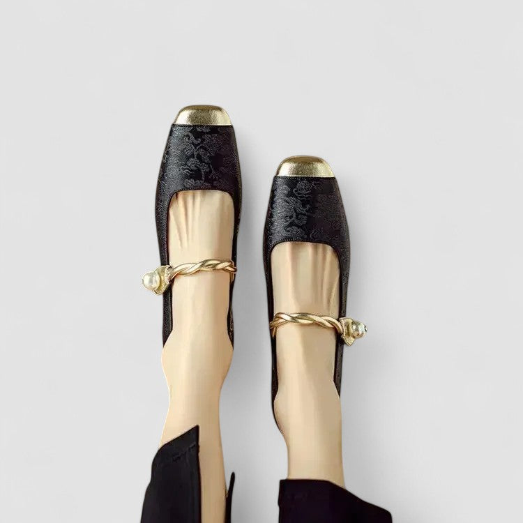 Damen Orthopädische Mary Jane Schuhe Flach Bequem