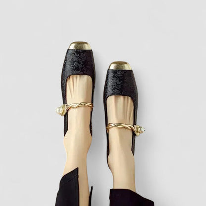 Damen Orthopädische Mary Jane Schuhe Flach Bequem