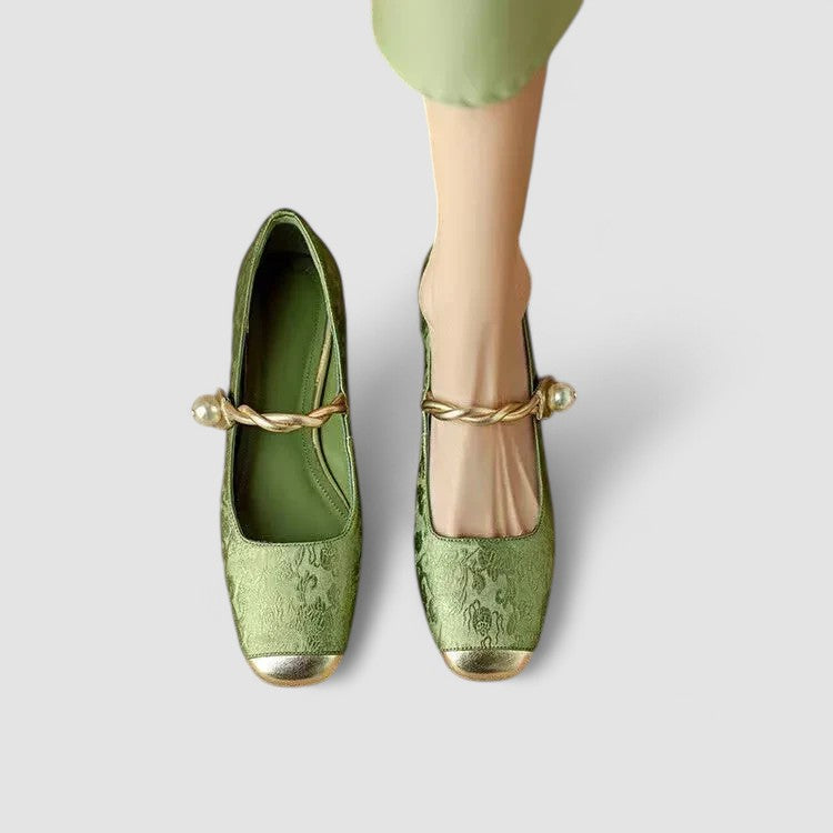 Damen Orthopädische Mary Jane Schuhe Flach Bequem