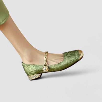 Damen Orthopädische Mary Jane Schuhe Flach Bequem