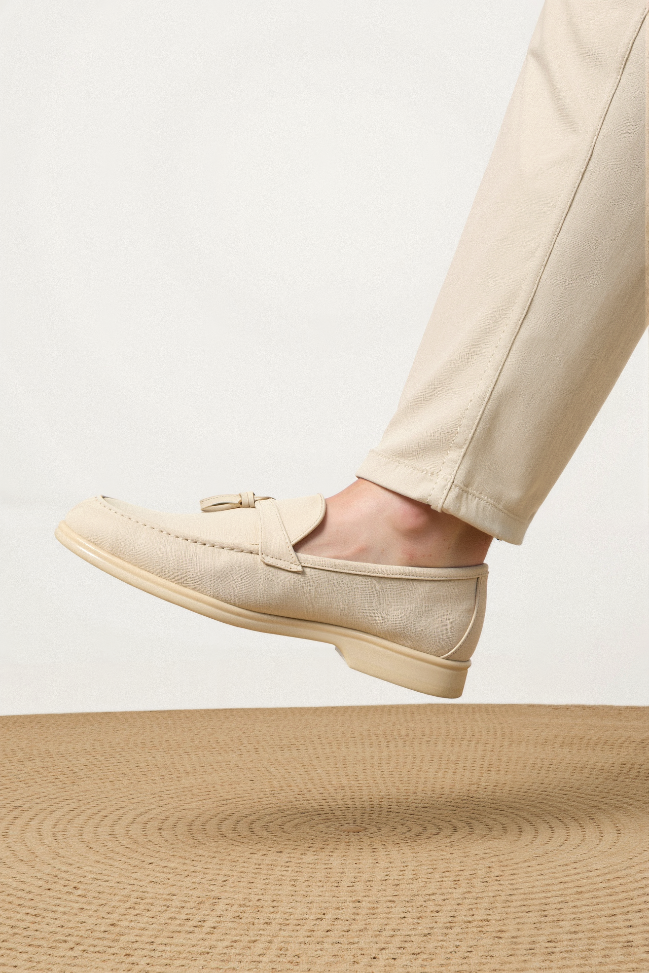 Elegante Damen Loafer Schuhe Quasten