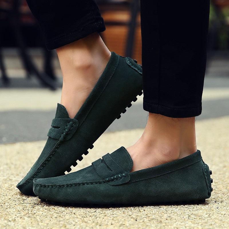 Damen Mocka Loafers Schuhe Modern Lederschuhe