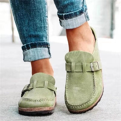 Damen Elegante Slip-On Loafers Leder