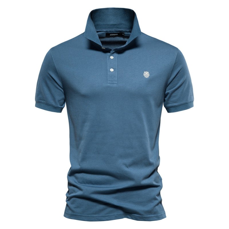 Herren Slim-Fit Poloshirt Elegantes Design Zeitlos