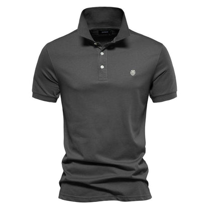 Herren Slim-Fit Poloshirt Elegantes Design Zeitlos