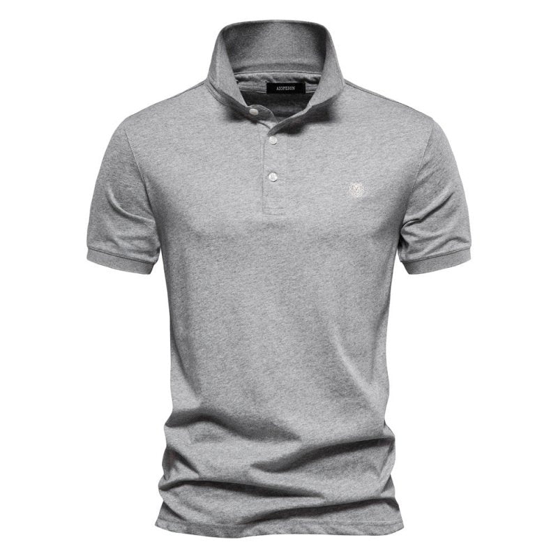 Herren Slim-Fit Poloshirt Elegantes Design Zeitlos