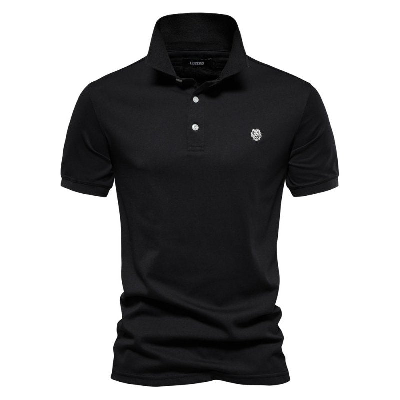 Herren Slim-Fit Poloshirt Elegantes Design Zeitlos
