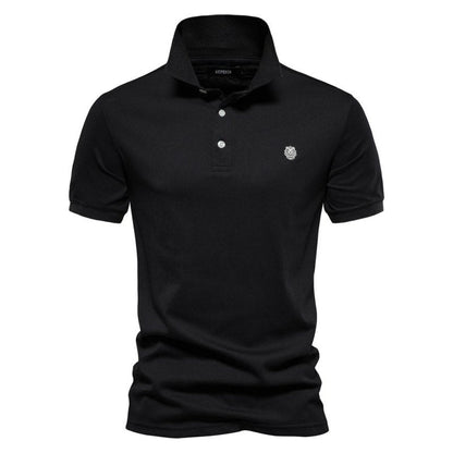 Herren Slim-Fit Poloshirt Elegantes Design Zeitlos
