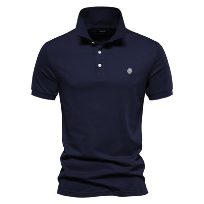 Herren Slim-Fit Poloshirt Elegantes Design Zeitlos