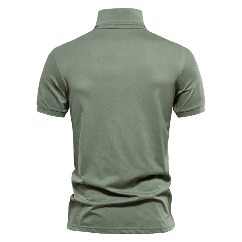 Herren Slim-Fit Poloshirt Elegantes Design Zeitlos