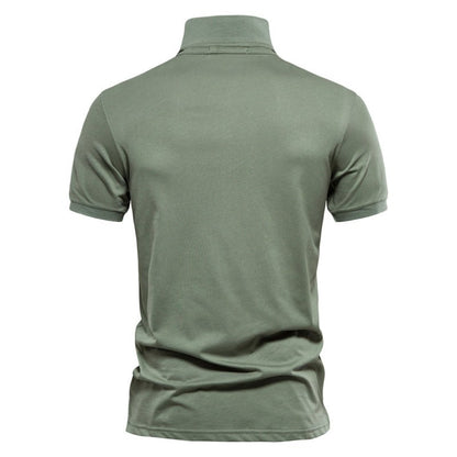 Herren Slim-Fit Poloshirt Elegantes Design Zeitlos