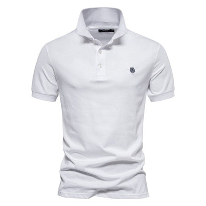 Herren Slim-Fit Poloshirt Elegantes Design Zeitlos