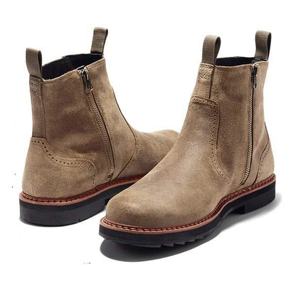 Herren Chelsea Boots Bequem Lederschuhe