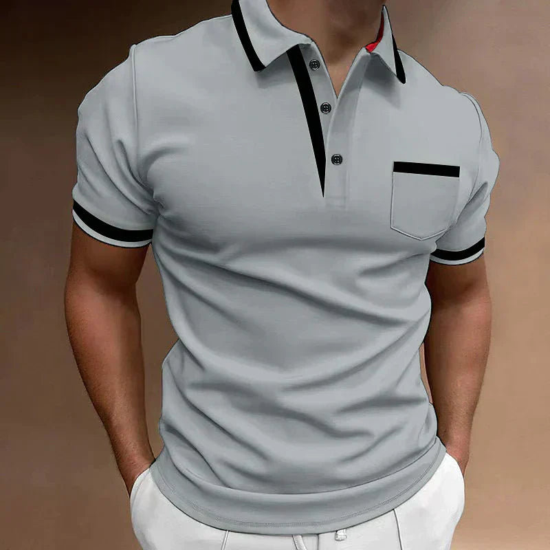 Herren Polo-Shirt Klassisch Slim-Fit