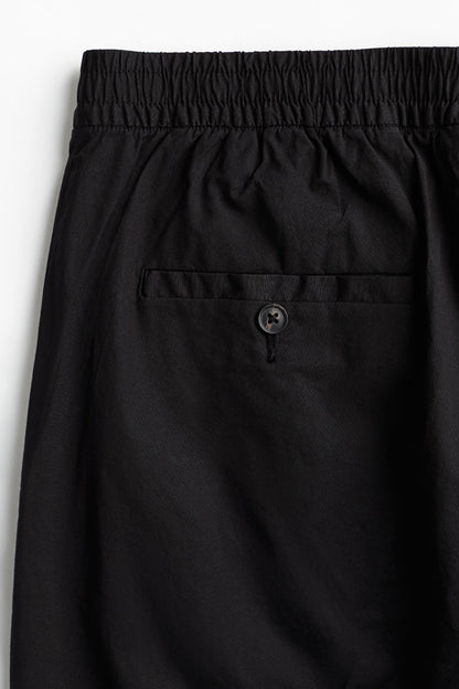 Herren Chinohose Slim Fit Kordelzug