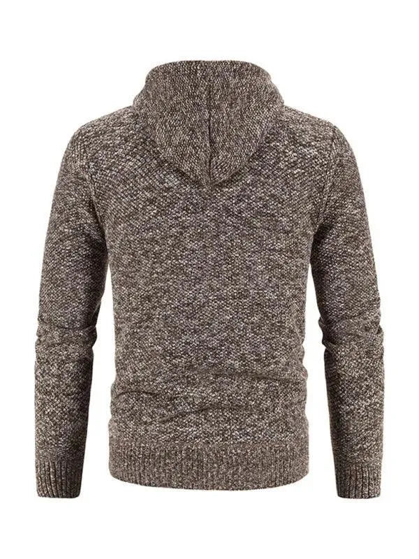 Herren Strickjacke Slim Fit Reißverschluss Modern
