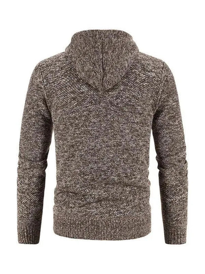 Herren Strickjacke Slim Fit Reißverschluss Modern