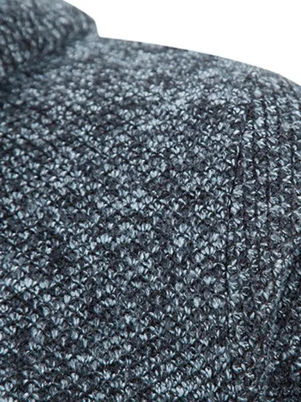 Herren Strickjacke Slim Fit Reißverschluss Modern