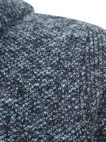 Herren Strickjacke Slim Fit Reißverschluss Modern